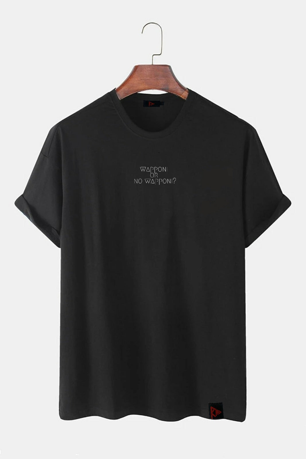 Wapponi or No Wapponi Oversize Tişört %100 Pamuk RND0002