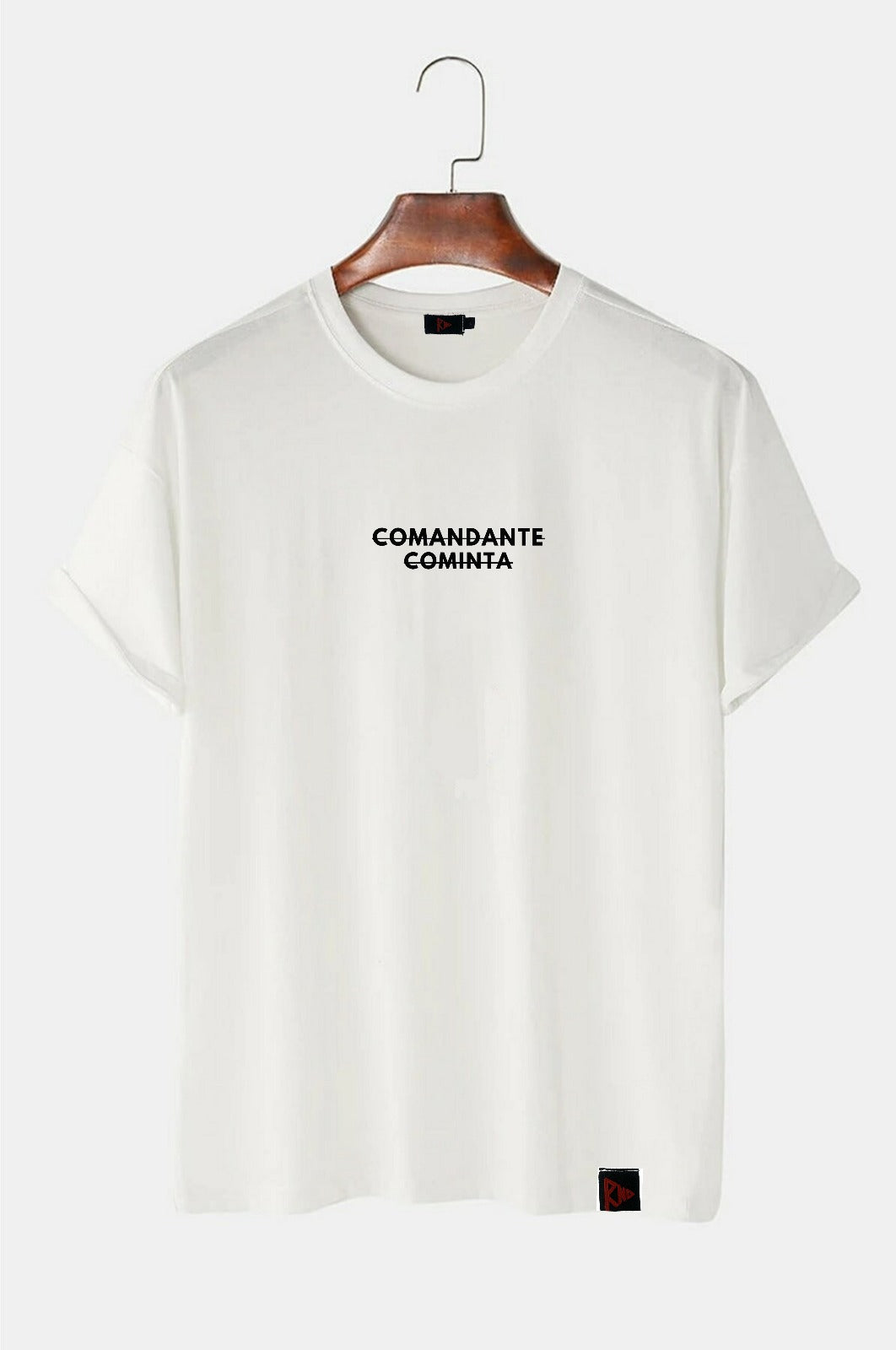 Comandante Cominta Oversize Tişört %100 Pamuk RND0001